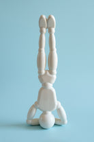 Yoga Headstand Pozu Figürü | Kemik - 0