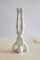 Yoga Headstand Pozu Figürü | Kemik - 2