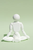 Yoga Lotus Pozu Model | Beyaz - 0