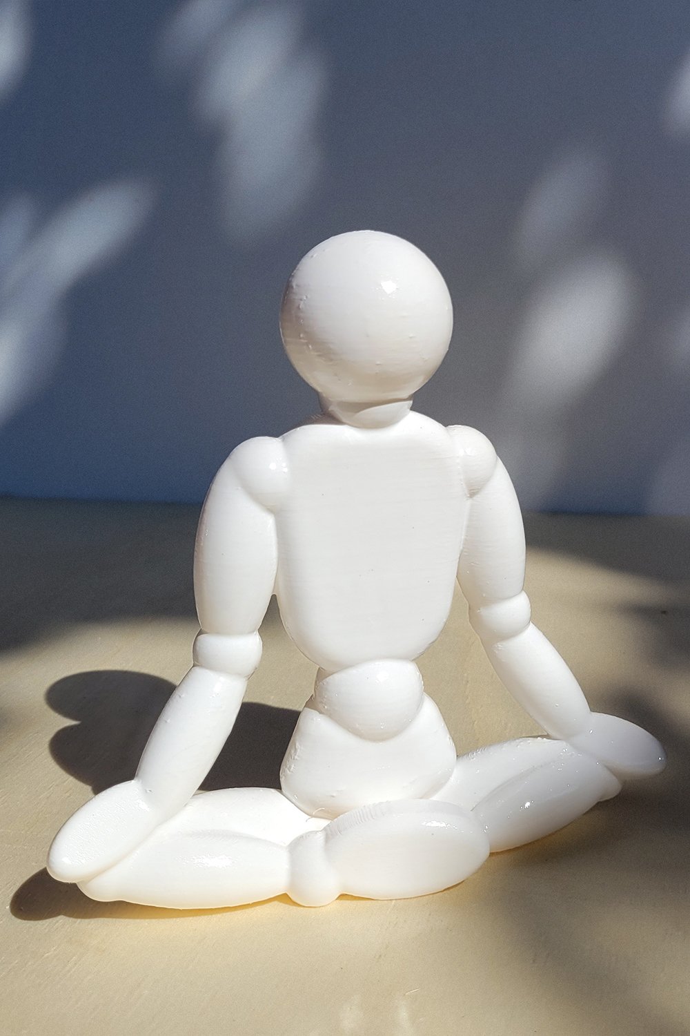 Yoga Lotus Pozu Model | Beyaz - 2