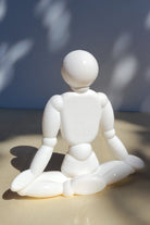 Yoga Lotus Pozu Model | Beyaz - 2