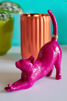 Esneyen Kedi Yüzük Düzenleyici | Fuşya - 1