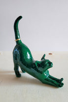 Esneyen Kedi Yüzük Düzenleyici | Zümrüt Yeşili - 2