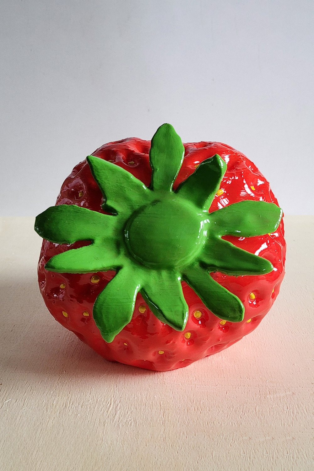 Big Berry Dekoratif Çilek Heykeli - 7