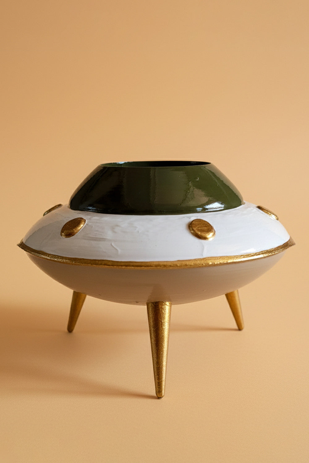 Ufo Mini Saksı | Bej - 0