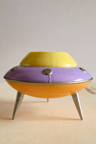 Retro Mini Ufo Saksı | Pastel Mor - 6