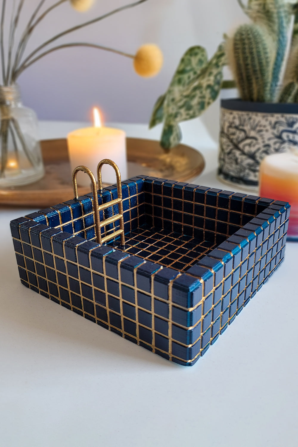 Yüzme Havuzu Saksı | Okyanus Mavi - 1