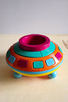 Ufo Saksı - Renkli Retro Tasarım - 4