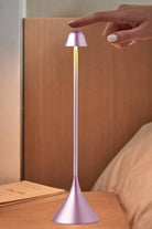 Steli Bell Led Masa Lambası Pembe - 1