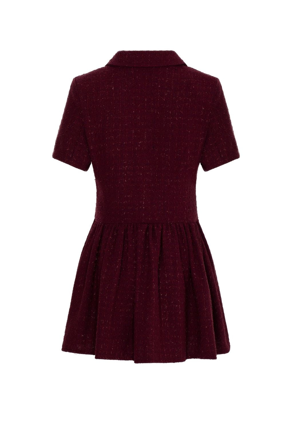 Sadia Ceket Mini Elbise Bordo - 2