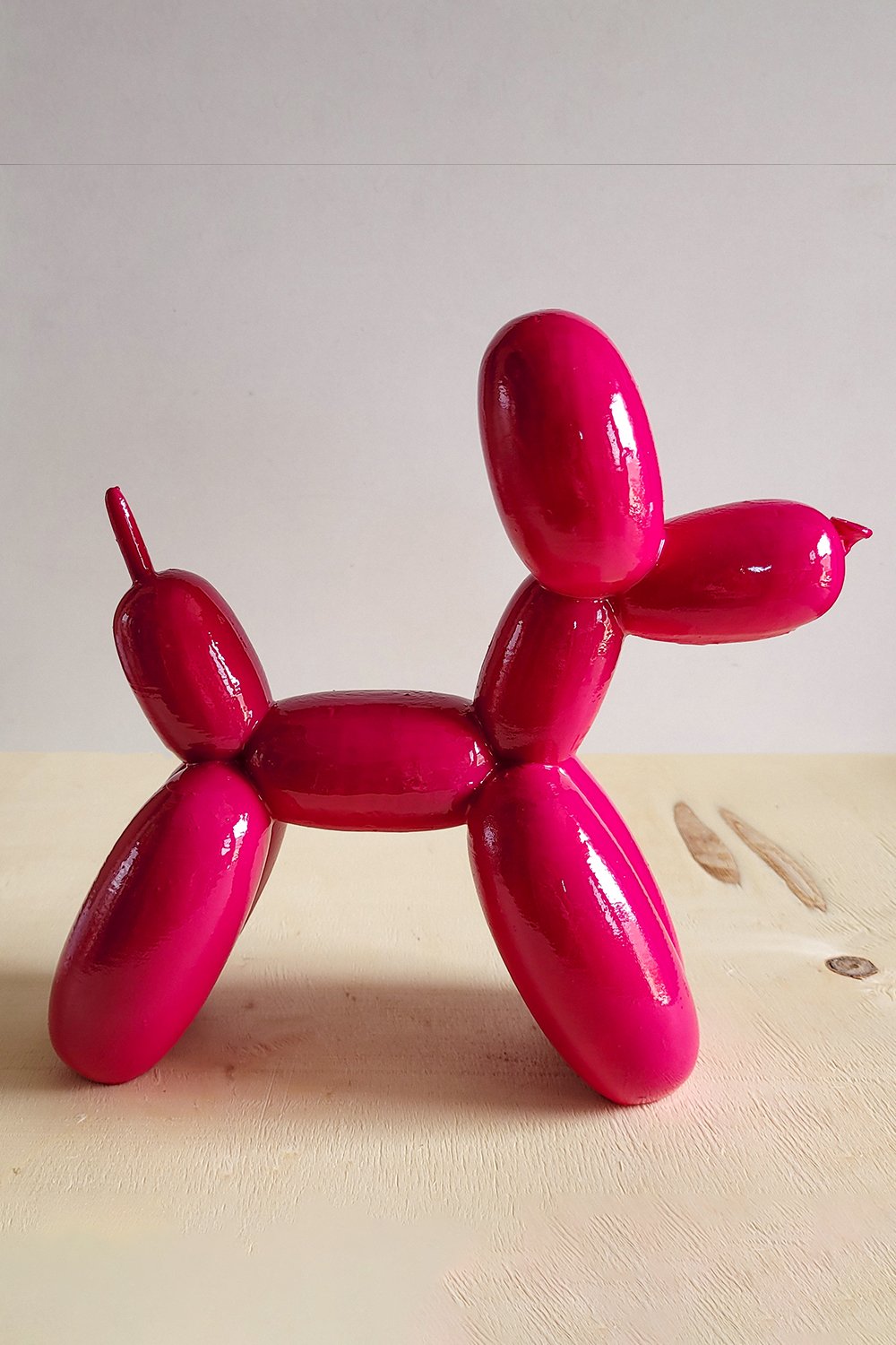 Balon Köpek Figürü | Fuşya - 3