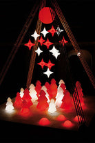 Lightree Kırmızı Işıklı Dekoratif Yılbaşı Ağacı (H 100cm) - 2