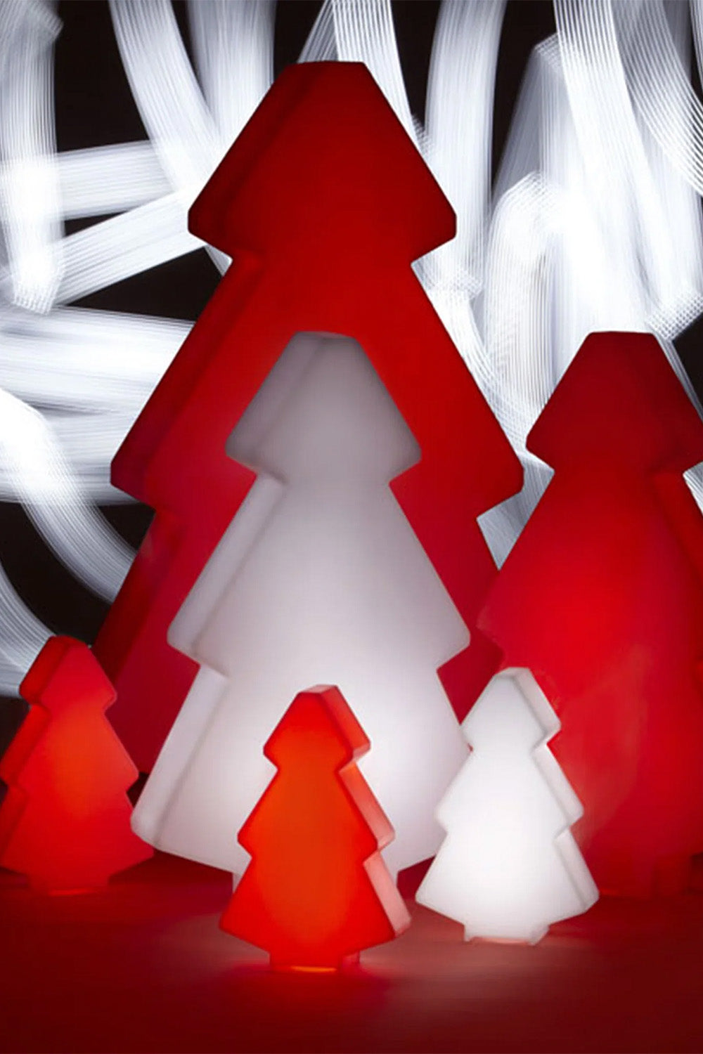 Lightree Kırmızı Işıklı Dekoratif Yılbaşı Ağacı (H 100cm) - 3