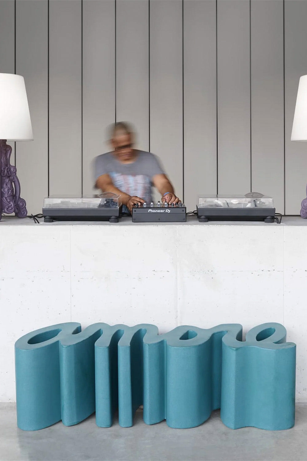 Amore Okyanus Mavisi Bench - 1