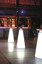 Peak Işıklı Beyaz Bistro Masa H:120cm - 5