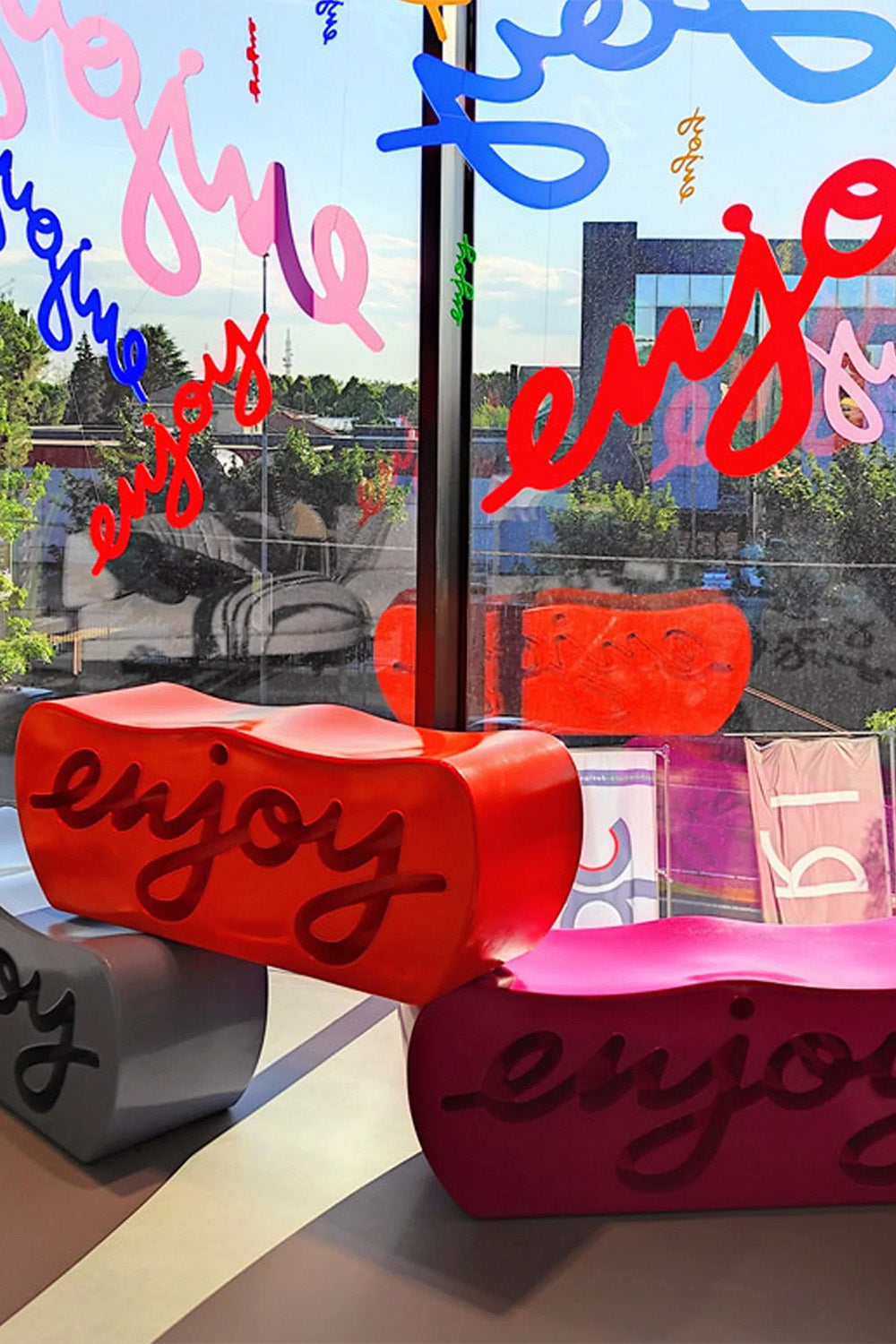 Enjoy Kırmızı Bench - 1