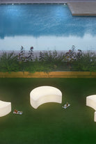 Ay Formunda Işıklı Dış Mekan Puf - 1