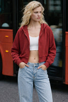 Zipper Sweatshirt - 0