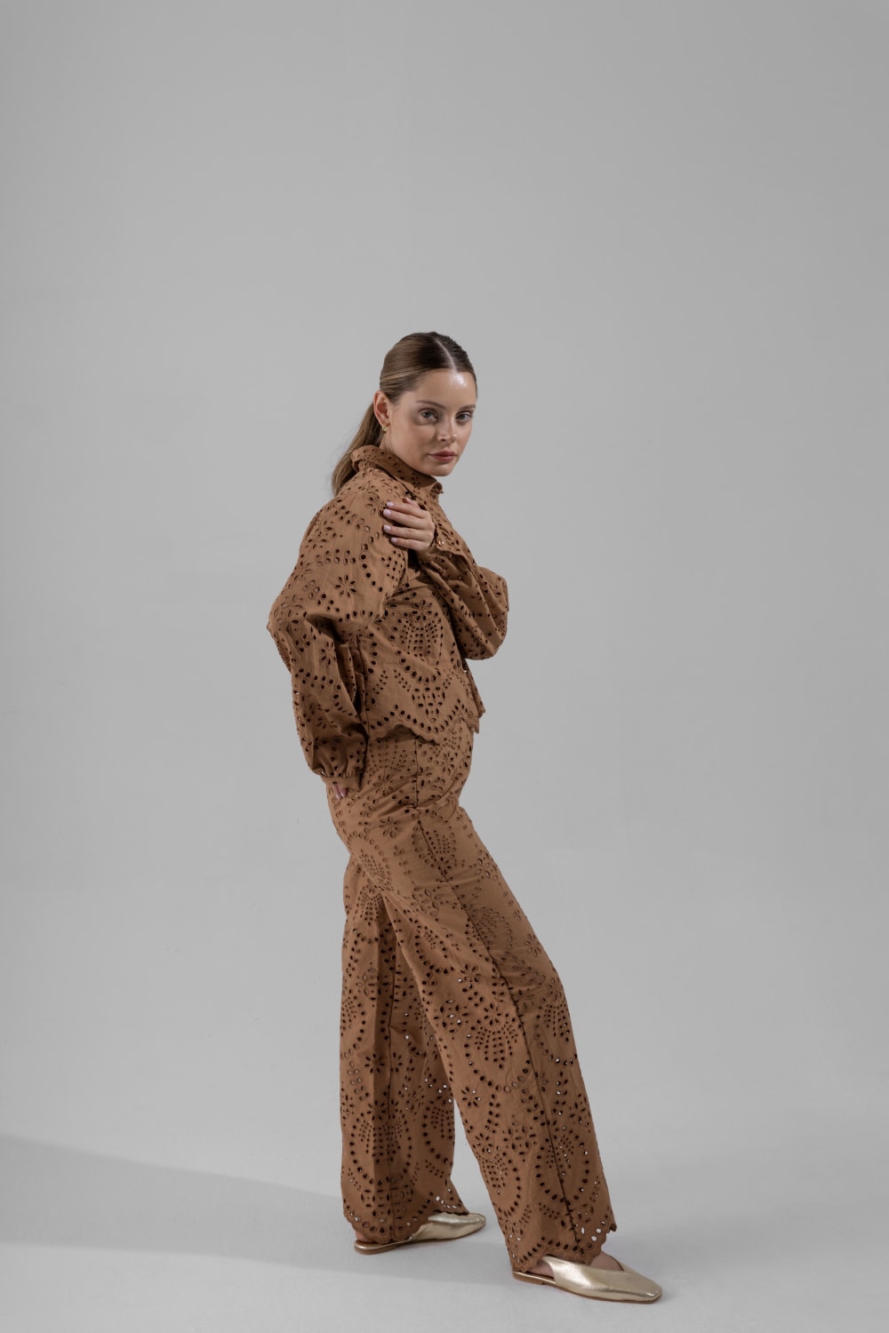 Solstice Shirt - Cocoa Lace - 2