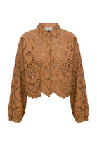 Solstice Shirt - Cocoa Lace - 3