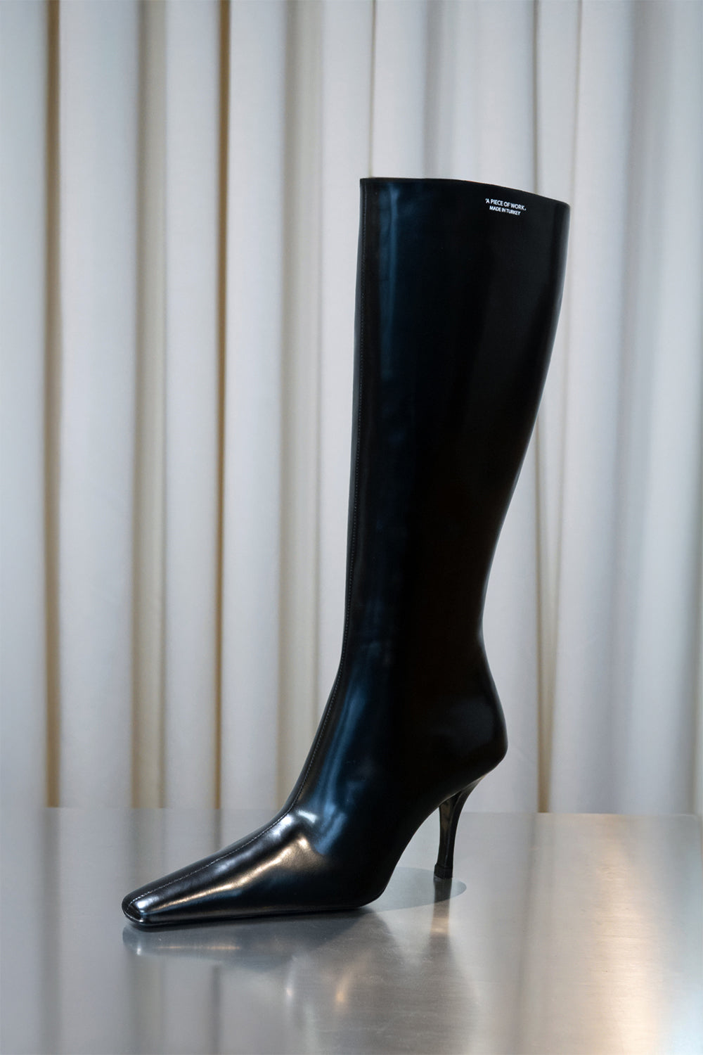 Leather Heel Boots - 0