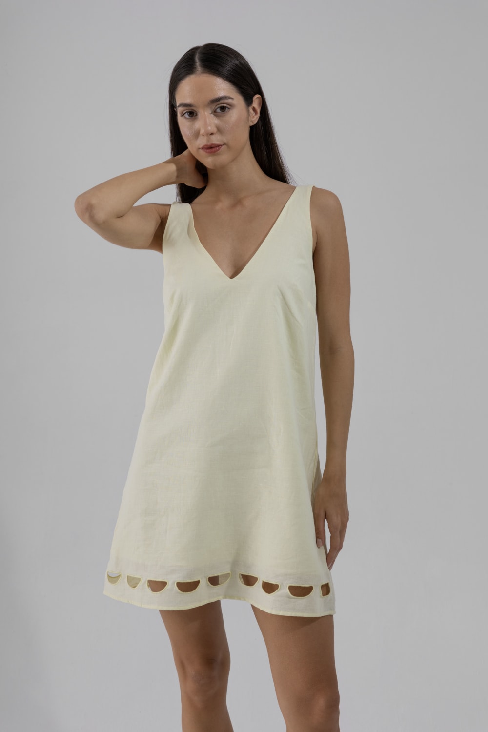 Desert Dress - Lemon Cream - 3