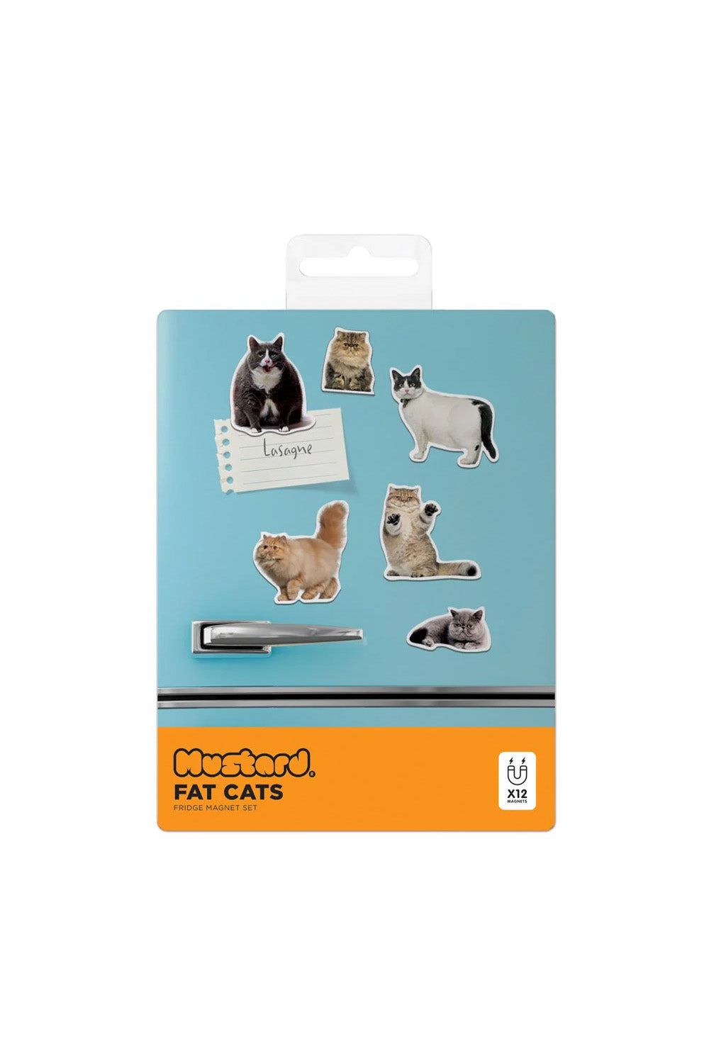 Mustard şişman Kediler Magnet - 1