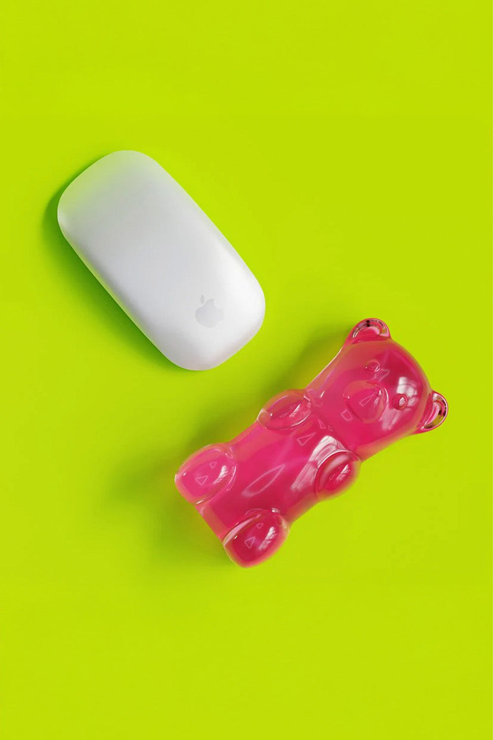 Mustard Gummy Bear Mouse Bilek Desteği Pembe - 1