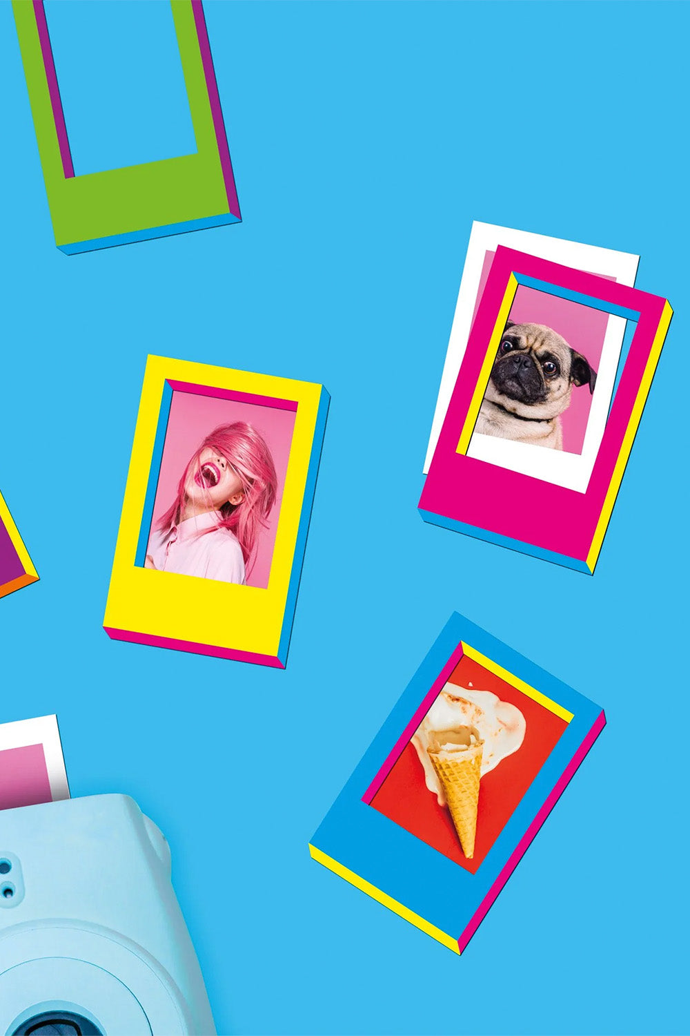 Mustard İlüzyon çerçeveler Magnet Seti - 1