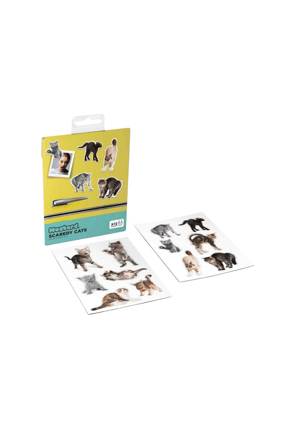 Mustard Sinirli Kediler Magnet - 0