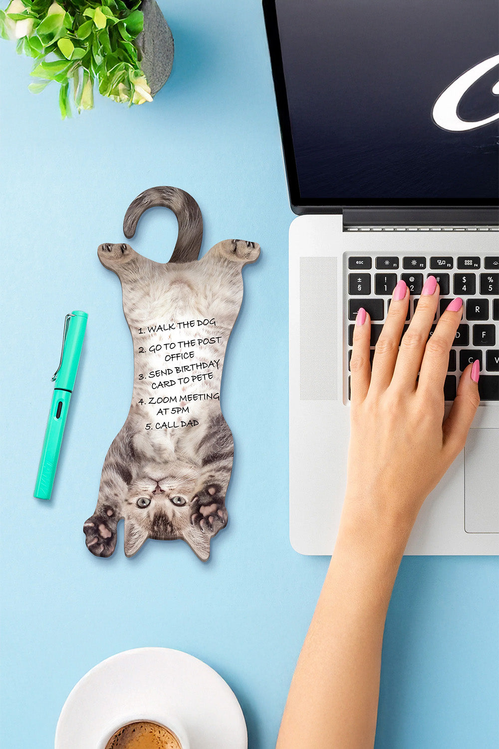 Mustard Cat Asılabilir Notluk - 9