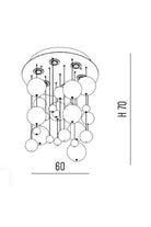 Bolero Plafonyer 6l Beyaz-krom - 1