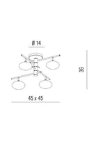 Dolce Plafonyer Krom-sati̇n - 1