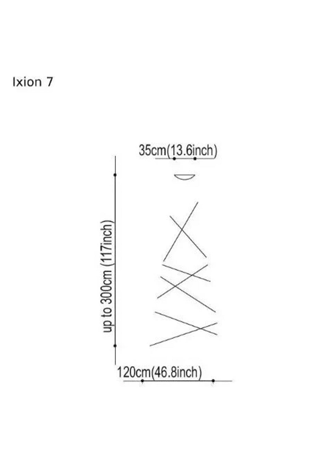 Ixion Cam Sarkıt Avize - 2