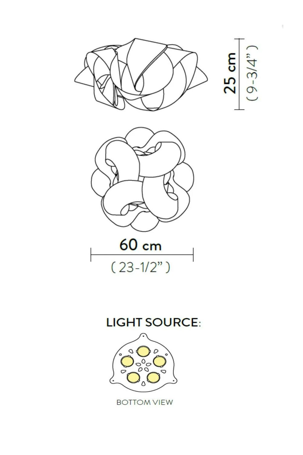 Fabula Büyük Boy Plafonyer Apli̇k - 1