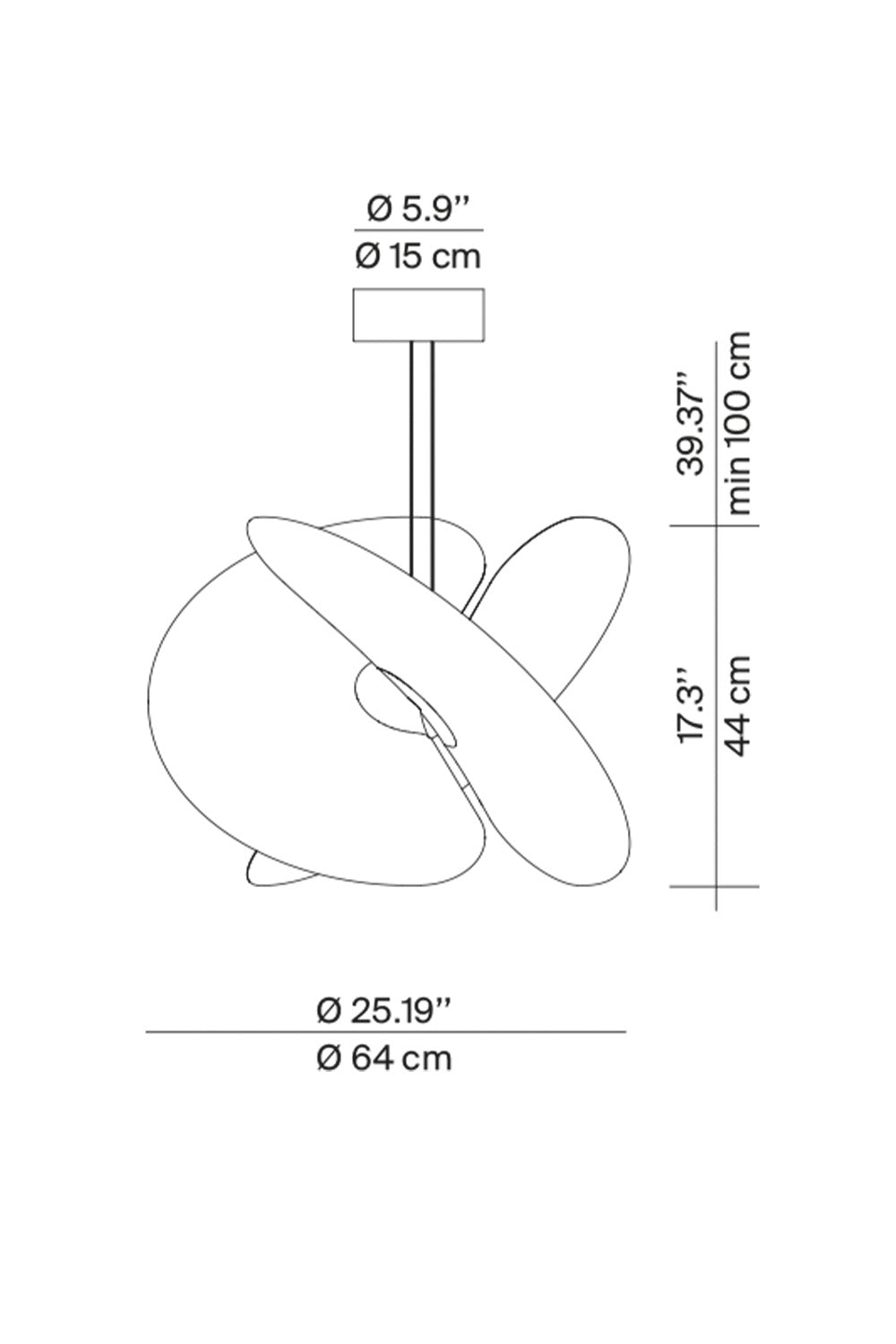 Levante 3l Sarkit Mat Beyaz Ø60x44 Cm - 2