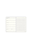 Leuchtturm1917 Orta Boy (A5) 12 Aylık Ajanda Ve Not Defteri (Noktalı) 2026 Sert Kapak, İNgilizce, Siyah 372700 - 1