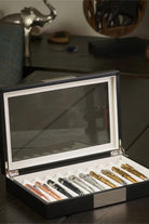 Ahşap Cam Kapaklı 10'lu Kalem Kutusu Venge - 7