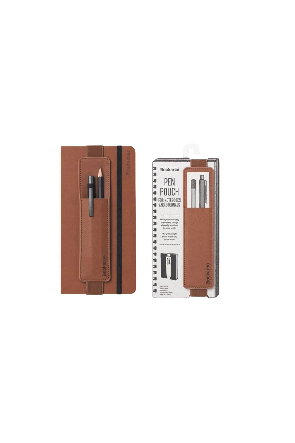 İF Bookaroo Pen Pouch Defter Üstü Kalemlik Brown Kahverengi - 1