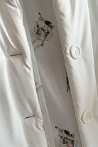 Cloud Uzun Mat Beyaz Şişme Mont - 5