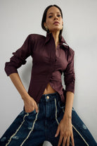 Small Padding Bordoeux Shirt - 0