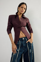 Small Padding Bordoeux Shirt - 1