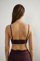 Shirt Bustier Bordoeux - 1