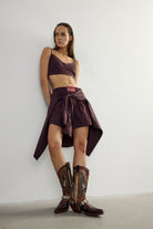 Shirt Bustier Bordoeux - 2