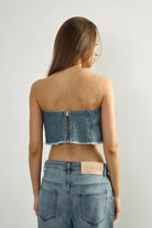 Blue Denim Crop - 6