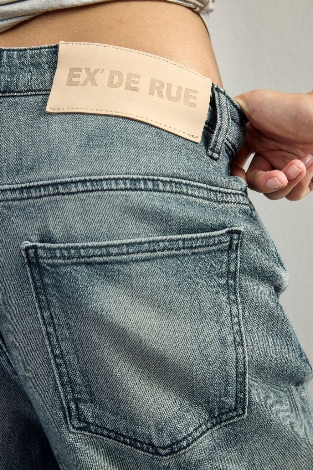 Haze Gray Denim Jean 1 - 4