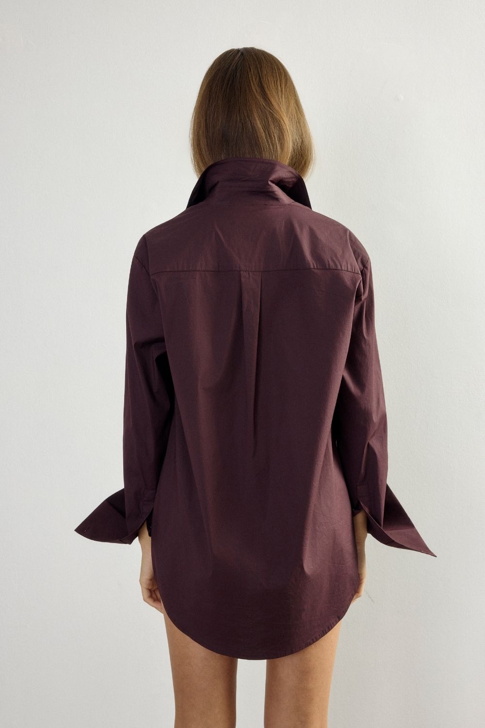 Oversize Bordeaux Shirt - 3
