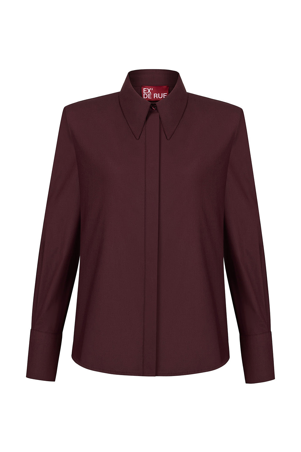 Oversize Bordeaux Shirt - 5