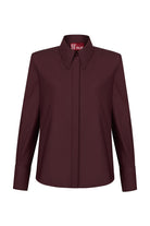 Oversize Bordeaux Shirt - 5