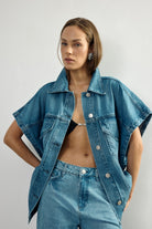 Blue Denim Vest 2 - 0